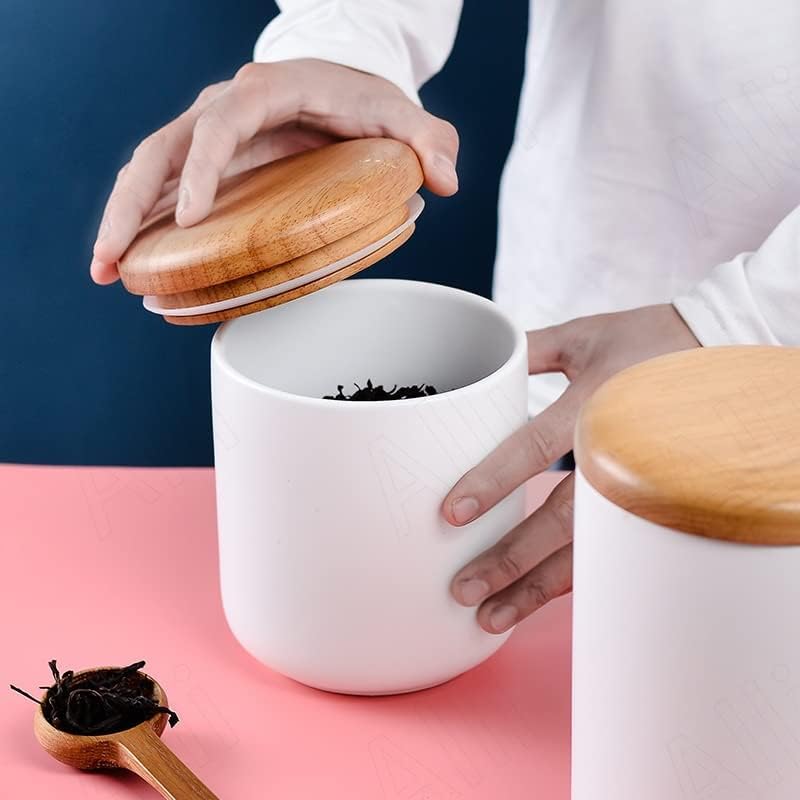 אירופאי קרמיקה אחסון צנצנת סלון שולחן קפה קפה שעועית ארגונית מטבח שולחן העבודה עיצוב הבית