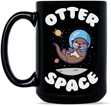 אוטר חלל ספל קפה אוטר משחק מילים כוס אוטר מתנות אוטר מצחיקות