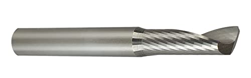 LMT Onsrud 63-625 קרביד מוצק ספירלה ספירלה o כלי חיתוך חליל, אינץ ', גימור לא מצופה, סליל 22 מעלות, 1 חליל,