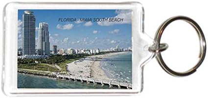 פלורידה ארהב ארצות הברית מחזיקי מפתחות אקריליים מחזיקי Keyrings - 4