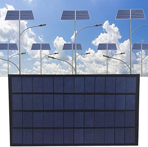 פאנל סולארי פאפי, סוללת מטען פאנל סולארי אפוקסי 12 וולט 7 וואט, לאור דשא, פנסים, צעצועים, מטען סוללות