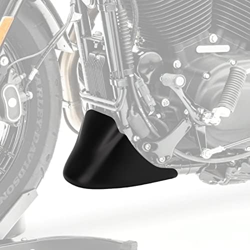 VG Moto אופנוע ספוילר קדמי סנטר סנטר נמוך יותר סכר אוויר אוויר מט כיסוי שחור עם סוגר הרכבה החלפת הרלי ספורטסטר