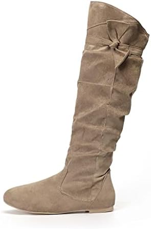 מגפי נשים של Xudanell Boots ברך דמוניה גבוהה נעלי גרב נעלי גרב בברך בברך ברך גרביים גבוהים של