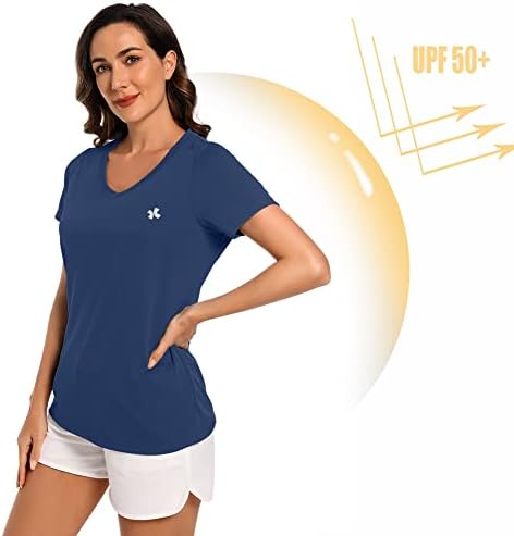 חולצת ריצה אתלטית קיץ לחולצת אישה מהירה של UV יבש חדר כושר