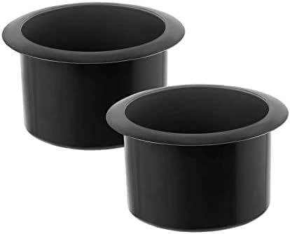 2 יחידות פלסטיק שחור מחזיק כוס, כורסה - ידיות החלפת כוס מחזיק הכנס לספה סירת ספה כורסת פוקר שולחן