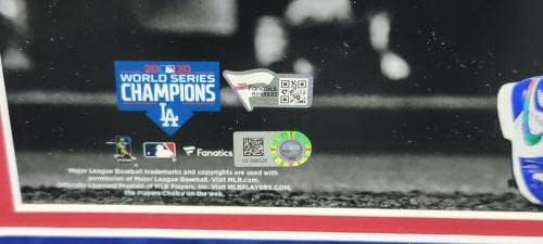2020 Dodgers Auto World Series קולאז '19 Sigs 11x14 Photo Betts Clayton Kershaw - תמונות MLB עם חתימה