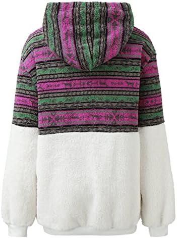 בתוספת גודל נים לנשים פאזי צמר חם חורף גדול חולצות לרכוס פלאפי שרפה סוודר עם כיסים