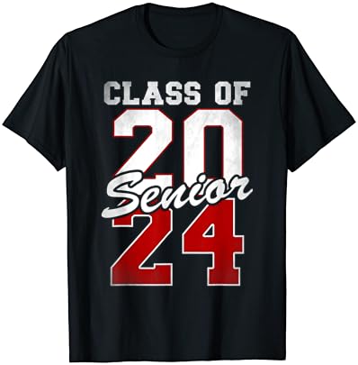 בכיר 2024 כיתה של 2024 בכירה 24 סיום לימודים 2024 חולצת טריקו