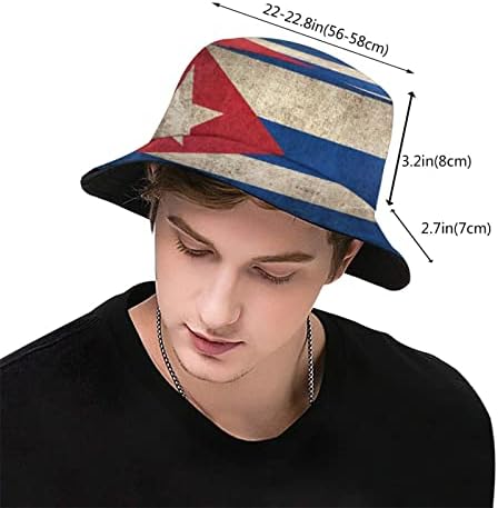 כובע דלי דגל קובה לגברים נשים אופנה כובעי שמש קובניים קובניים