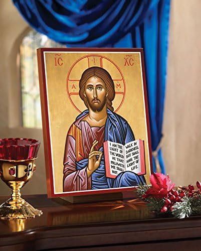 סמלי מנזר ישו המשיח המורה רכוב רבייה סמל פלאק 11 איקס 14