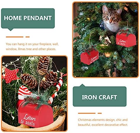 תליון עיצוב למסיבה קל לחג המולד ברזל דואר התקנה עיצוב הבית Gnome Garland