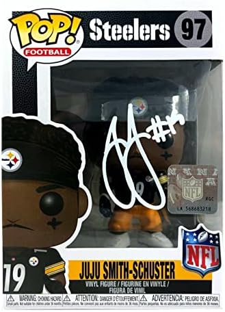 Juju Smith -Schuster חתימה חתימה פופ 97 JSA COA Pittsburgh Steelers חתום - צלמיות NFL עם חתימה