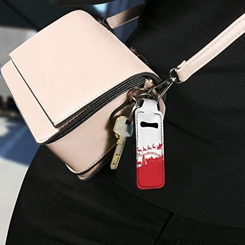 נשים יולדות נסיעות מחזיק פסטיק מחזיק מפתחות עמיד שפתון שרוול פאוץ שפתון נרתיק