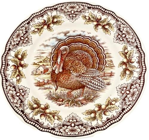 רויאל סטאפורד חג ההודיה מערכות כלי אוכל טורקיה - סט של 4