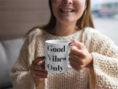 מסר חיובי - ויברציות טובות בלבד - מתנת ספל קפה
