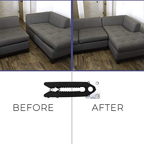 ספה מהדק פלדה החלקה חתך מחברים עבור הזזה ספות-מונע רצפת סריטות גדול פערים בספה שלך עם קל להתקין