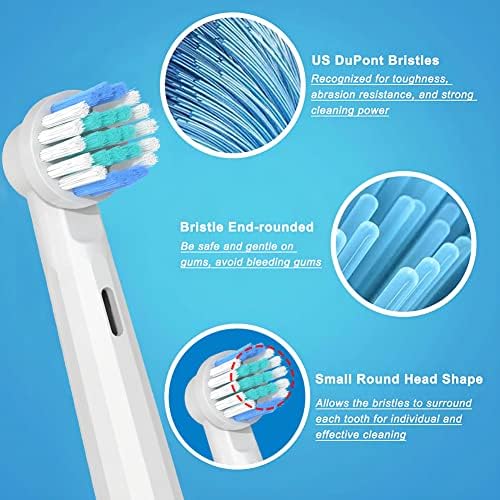 מברשת שיניים חשמלית ראשי החלפת 8 חבילה מברשת שיניים מקצועית מברשת שיניים חשמלית ראשית מברשת שיניים חשמלית למבוגרים.