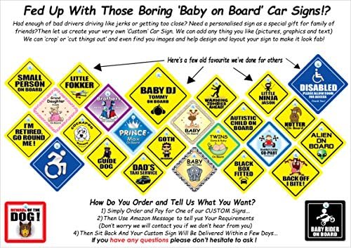 נכדות מדהימות על שלט מכונית, תינוק על סימן של שלט סגנון יניקה שלט יניקה שלט רכב צהוב ושחור. גדול, נועז ונועד