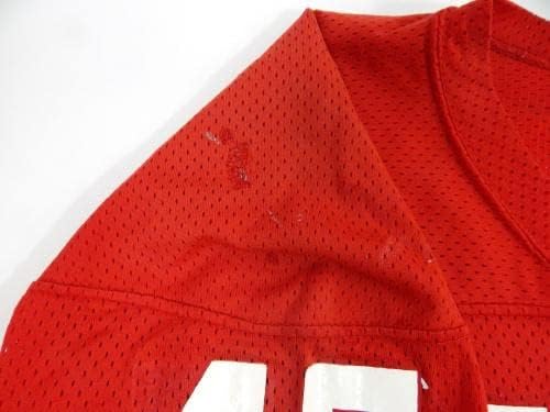 בסוף שנות השמונים של המאה העשרים בתחילת שנות התשעים סן פרנסיסקו 49ers 45 משחק השתמשו בג'רזי אדום 46 759