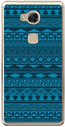 עור שני Batik Blue / עבור Huawei GR5 KII-L22 / MVNO סמארטפון MHWGR5-PCCL-299-Y290 MHWGR5-PCCL-299-Y290