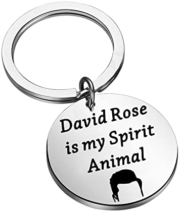 מחזיק מפתחות דוד רוז מחזיק מפתחות טלוויזיה להראות בהשראת אוהדי מתנה דוד רוז הוא שלי רוח בעלי החיים מחזיק מפתחות