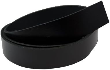 רצועת עור שחורה של לטיגו שחור 3/4 x 72 חברת עור מחיר