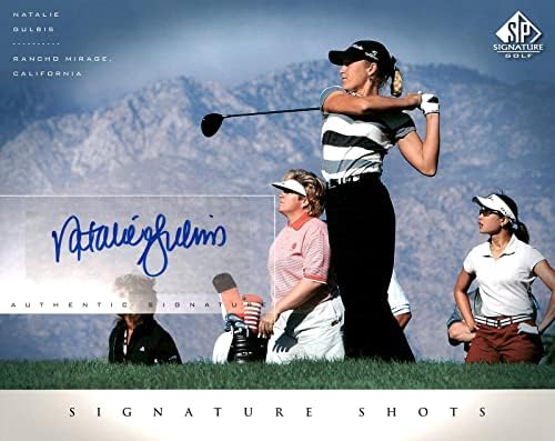 נטלי גולביס חתום 2004 עליון סיפון חתימת גולף כרטיס נג מקו 211714-חתום גולף ציוד