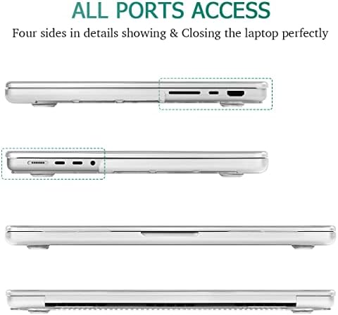 מאי חן מארז עבור MacBook Pro 14 אינץ '2023 2021 שחרור A2779 M2 & A2442 M1 Pro/MAX שבב עם מזהה מגע, מארז