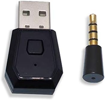 RALAN PS4 Bluetooth Dongle מתאם USB 4.0, מקלט מתאם שמע המיקרופון האלחוטי MICROPHONE תואם PS4 /PS5 פלייסטיישן