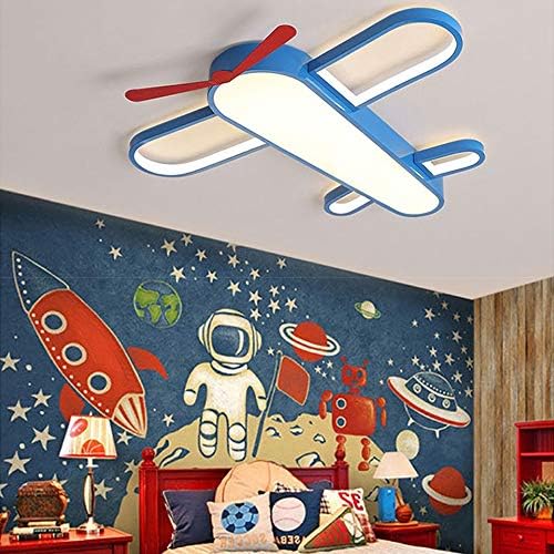 יאנג 1 ילד ילדים חדר תקרת מנורת חדר שינה יצירתי עין מטוס קריקטורה משתלת חדר אישיות ללא מדרגות עמעום 50 50 6 סמ