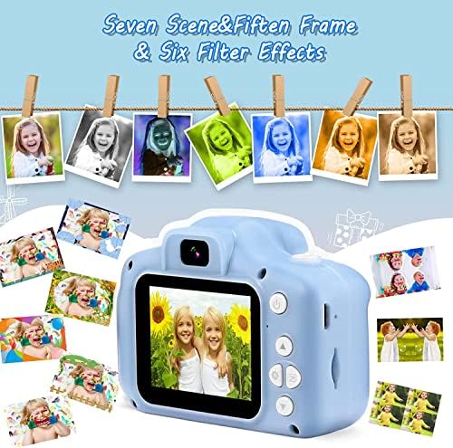 היילטון ילדים סלפי מצלמה דיגיטלית, צעצועים עבור 3 4 5 6 7 8 9 בן ילד פעוט מצלמת וידאו, מתנת יום הולדת לחג