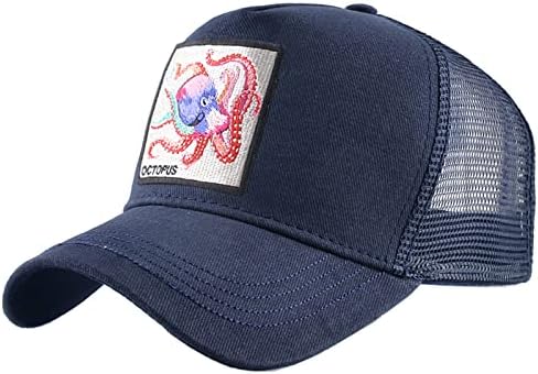 כובע משאית חיה של חיות חווה מתכווננת כובע בייסבול מרובע סנאפבק מרובע לגברים ונשים