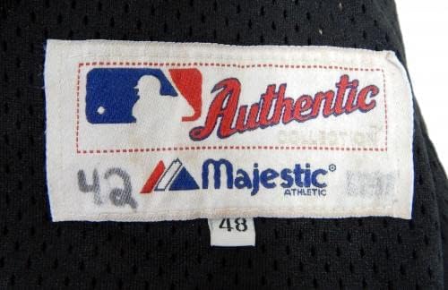 1999-02 פלורידה מרלינס 12 משחק משומש משמש צלחת שם שחור הוסרה 48 DP42609 - משחק משומש גופיות MLB