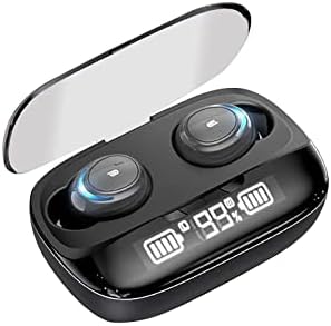 Ke1clo bluetooth אוזניות אלחוטיות, סטריאו HiFi, תצוגת כוח LED, זמן שיחה 4-8H, אוזניות Bluetooth