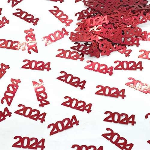 שנת קונפטי 2024 אדום - חבילה קמעונאית 7635 QS0