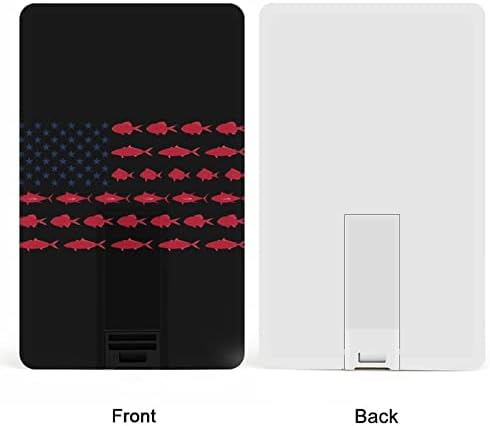 כרטיס אשראי דגל דיג אמריקאי USB פלאש פלאש מזיכרון מותאם אישית למקל אחסון מפתח כונן 32 גרם