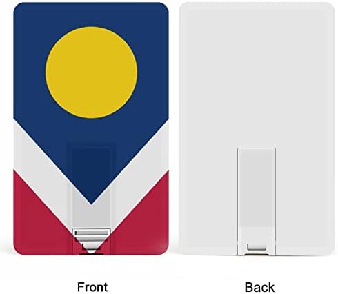 כרטיס אשראי דגל דגל של דנבר, כרטיס הבנק USB כונני פלאש נייד זיכרון נייד מקל אחסון מפתח כונן 64 גרם