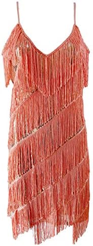 שמלות פלאפר לנשים של AIVTALK משנות העשרים של המאה העשרים גטסבי פייטים פלאפר פלאפר קוקטייל סקסי שמלת אולם ריקוד