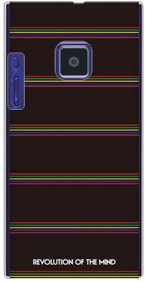 עיצוב שחור רב-גבול של העור השני של ROTM/עבור טלפון LUMIX 102P/SoftBank SPS12P-PCCL-202-Y393
