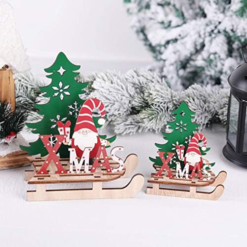 קישוטים לידה של אברוף קישוטים שולחניים קישוט עץ עץ חג המולד סנטה שחבשת חג המולד חג המולד שולחן עבודה שולחן