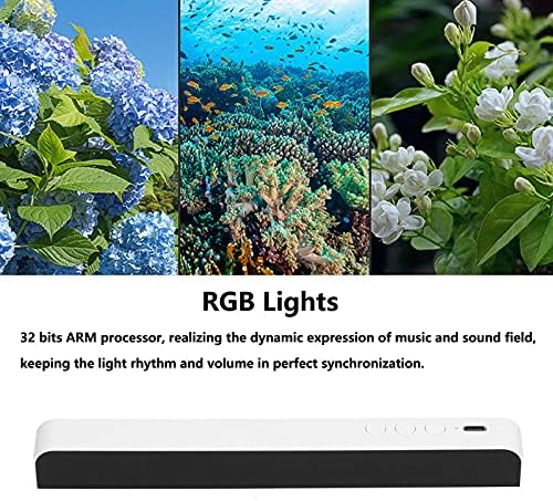 ZRQYHN RGB סרגל אור 16 מיליון צבעים הפחתת רעש USB נטענת ארומתרפיה קצב צליל נורות LED מופעלות למסכי מחשב 7.9 x