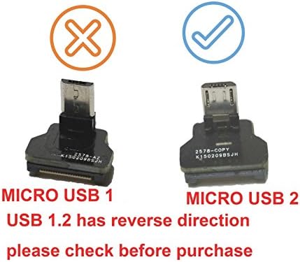 סרט דק דק וקצר שטוח FPC מיקרו USB זכר 90 מעלות זווית עד USB סטנדרטית כלי קיבול גברי 90 מעלות זווית לסנכרון