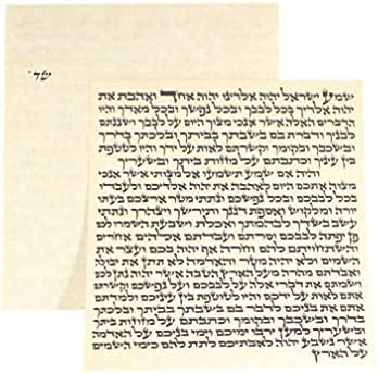 נייר קלף של Mezuzah Mezuzah נייר קלף קלאף עברית למקרה מזוזה אחד