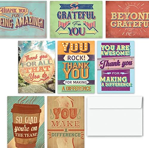 24 כרטיסי קבלת פנים לעובדים-כרטיסי הערכה לעובדים עם מעטפות-מתנות הערכה לעובדים בעיצוב ייחודי כדי להראות את הכרת