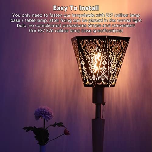גווני מנורה מלמפה מלפכה מחושל מנורה מנורה מנורה מנורה גוונים מודרניים בסגנון סקנדינבי מודרני E27 E26 ברזל מחושל