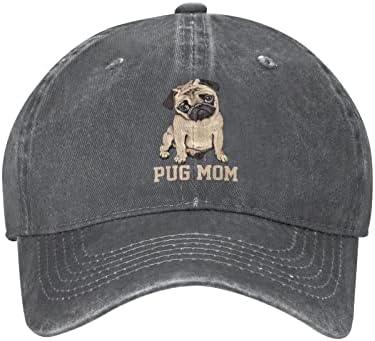 Vunko Vintage נשטף במצוקה מתכווננת פוג אמא כלב נשים ג'ינס כובע בייסבול כובע משאית כובע כובע לנשים יוניסקס