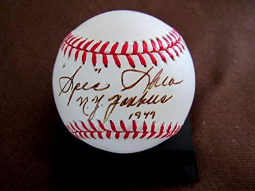 Spec Shea 1947 ניו יורק ינקי קנקן חתום אוטומטי וינטג 'OAL בייסבול JSA - כדורי בייסבול עם חתימה