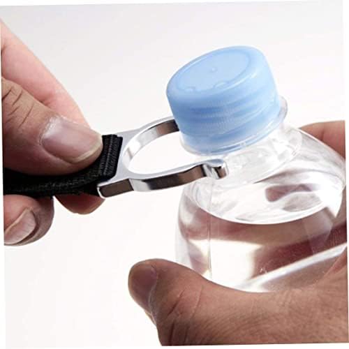 Eioflia 5 pcs אבזם בקבוקי מים ניידים, נוח לשאת משקה קליפ מחזיק וו טבעת תלייה קרבינר אבזם קמפינג