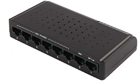 X-DREE 8-PORT 10 / 100MBPS SMART Ethernet Switch עם יציאות 7- POE 12V-55V (Switch Poe Smart Ethernet A