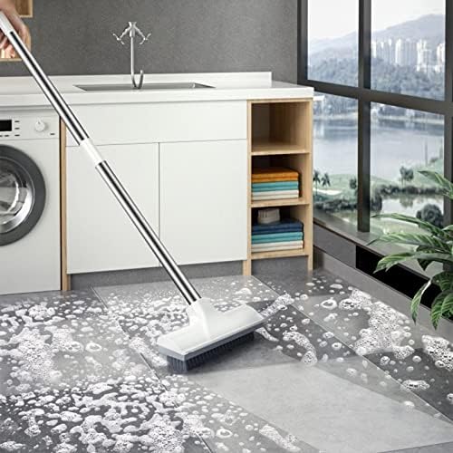 מברשת שרצפת רצפה של Aopirta עם ידית ארוכה - קרצוף רצפה הניתן להרחבה - קיר אריחי מטבח מקלחת - קיר אריחי